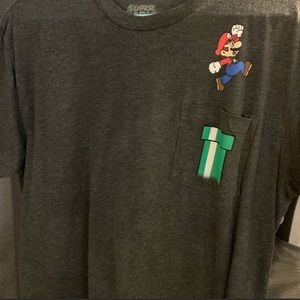 Super Mario pipe shirt